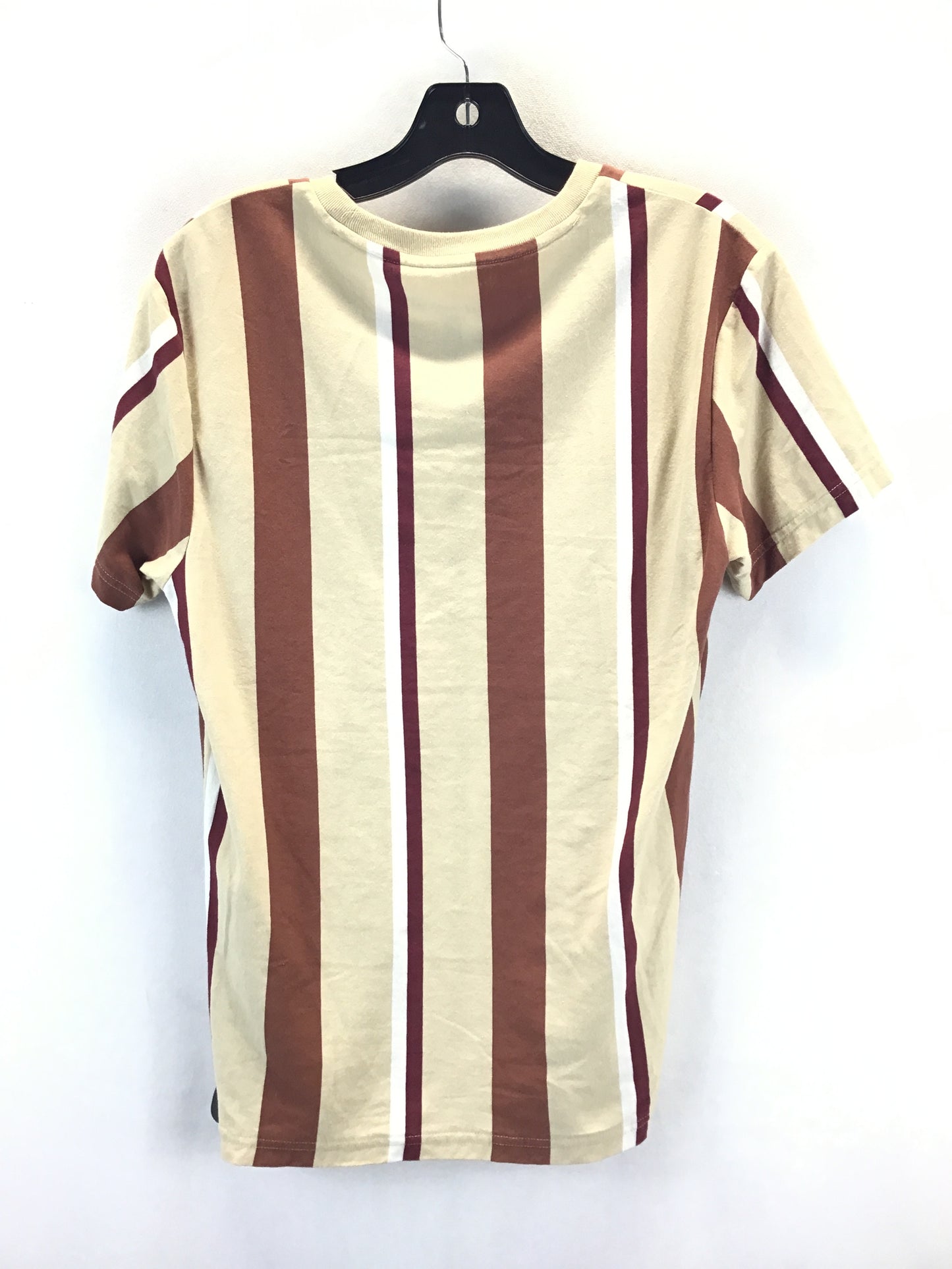 Top Short Sleeve By Aeropostale In Striped Pattern, Size: S