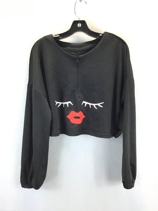 Top Long Sleeve By Clothes Mentor In Black & Red, Size: Xl