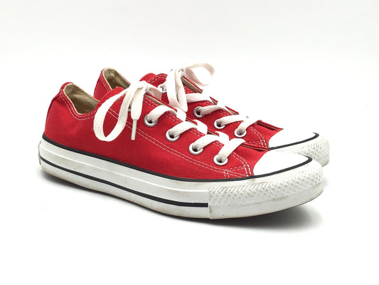 Shoes Sneakers By Converse In Red & White, Size: 6