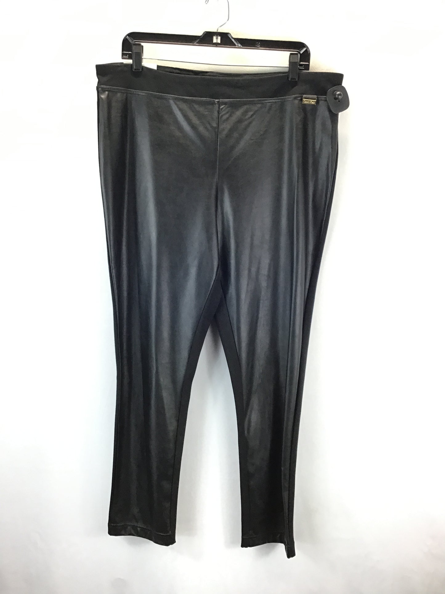 Pants Leggings By Calvin Klein In Black, Size: Xl