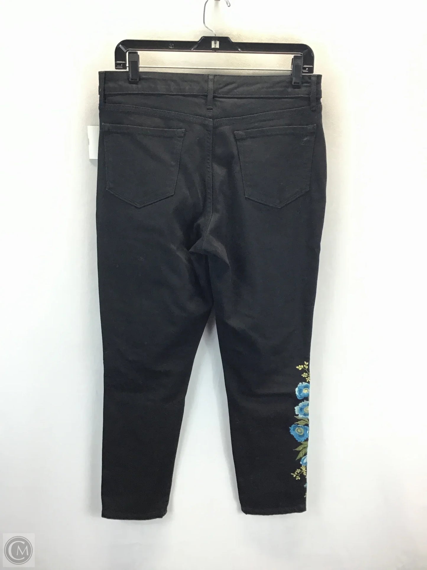 Jeans Skinny By Clothes Mentor In Black Denim, Size: 10p