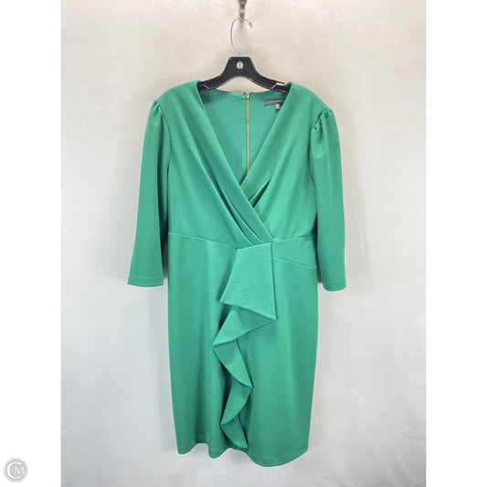 Dress Party Midi By Clothes Mentor In Green, Size: 12