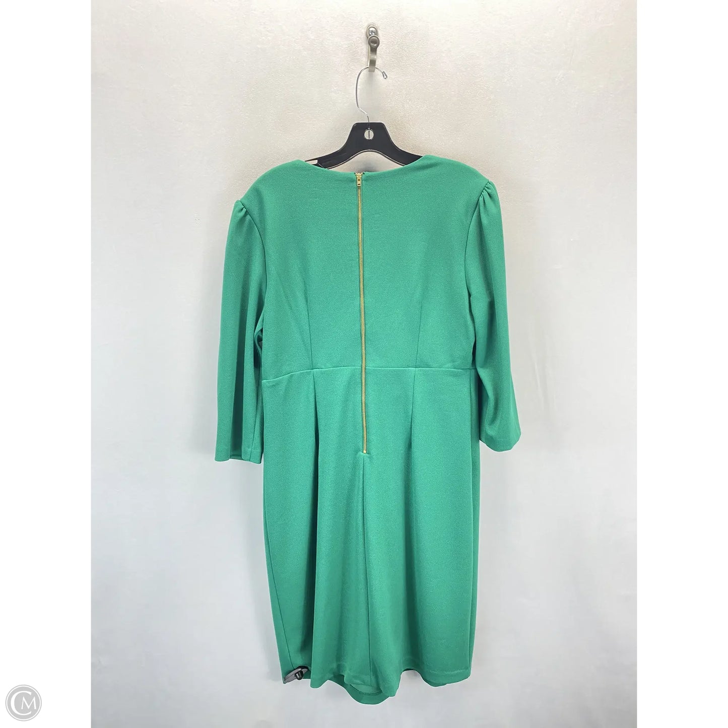 Dress Party Midi By Clothes Mentor In Green, Size: 12