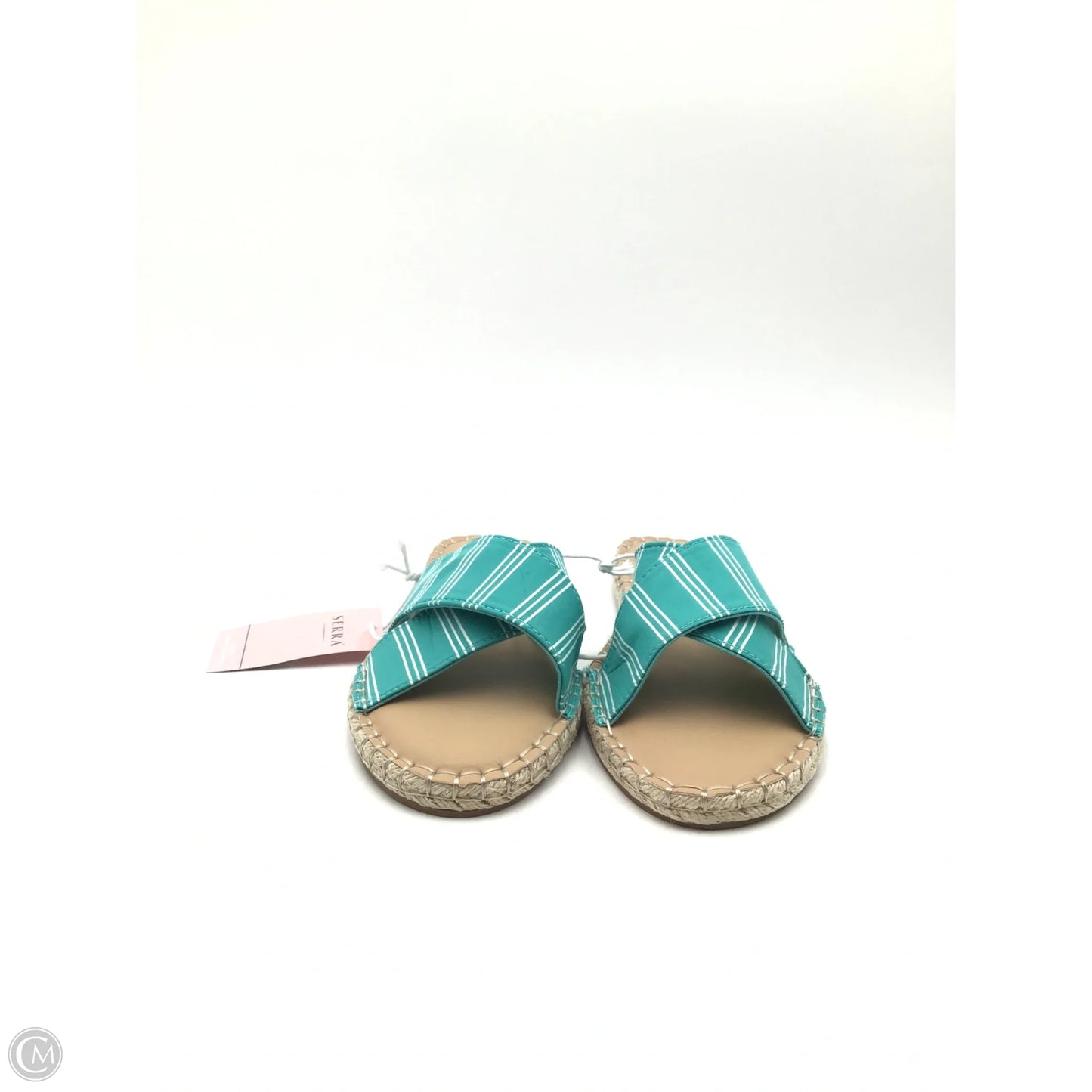 Sandals Flats By Serra In Teal, Size: 10