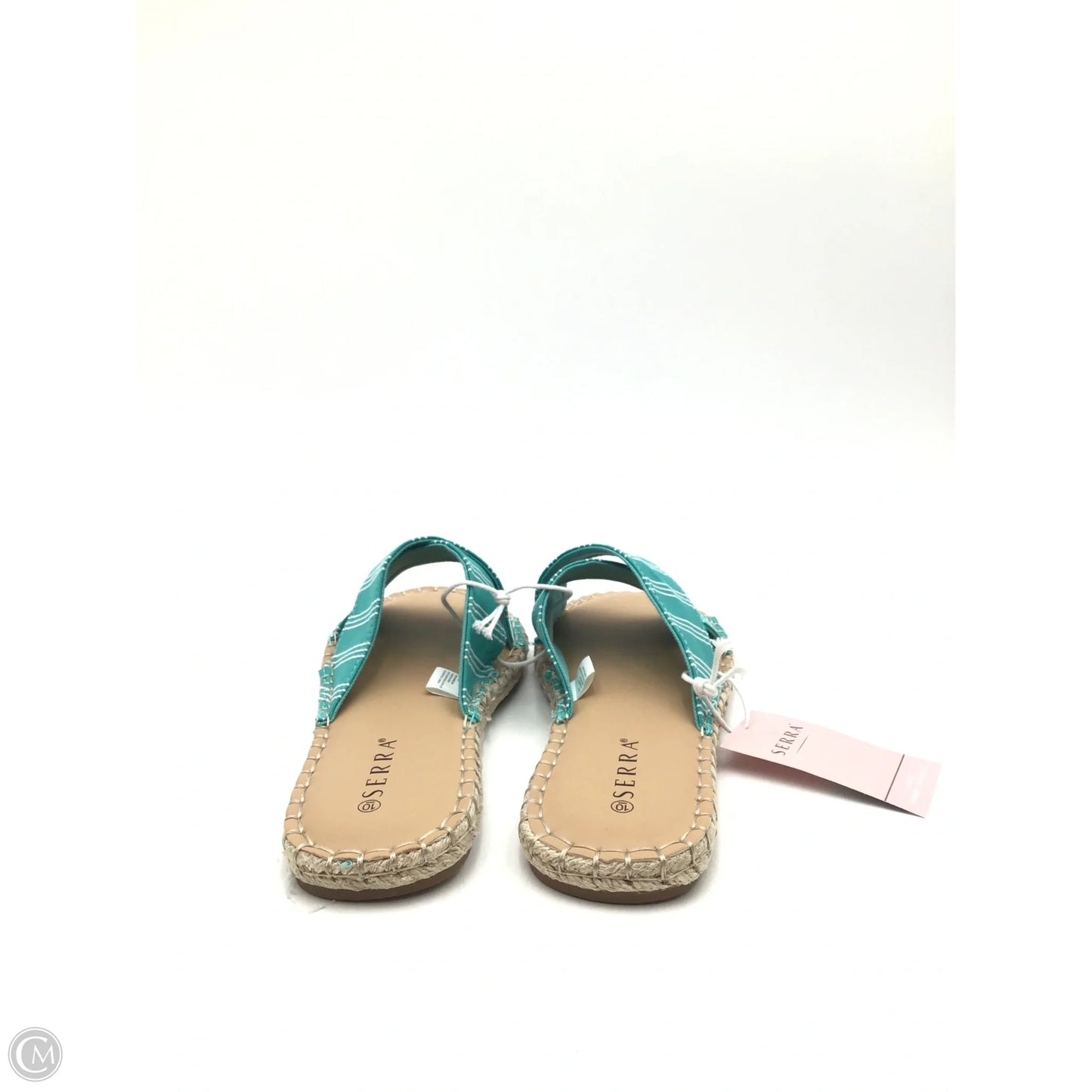 Sandals Flats By Serra In Teal, Size: 10