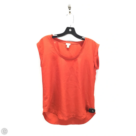 Top Sleeveless By J. Crew In Red, Size: 2
