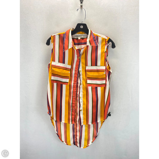 Top Sleeveless By Clothes Mentor In Striped Pattern, Size: M