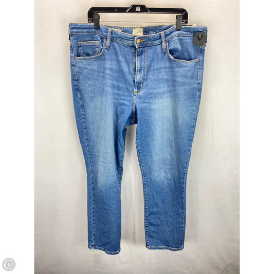 Jeans Skinny By Universal Thread In Blue Denim, Size: 18