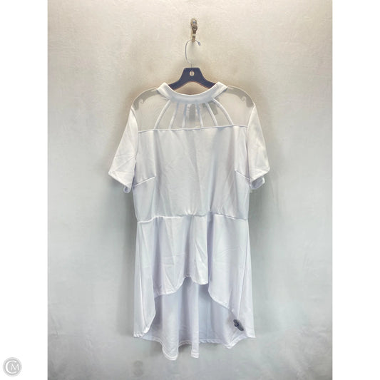 Tunic Short Sleeve By Ashley Stewart In White, Size: 1x
