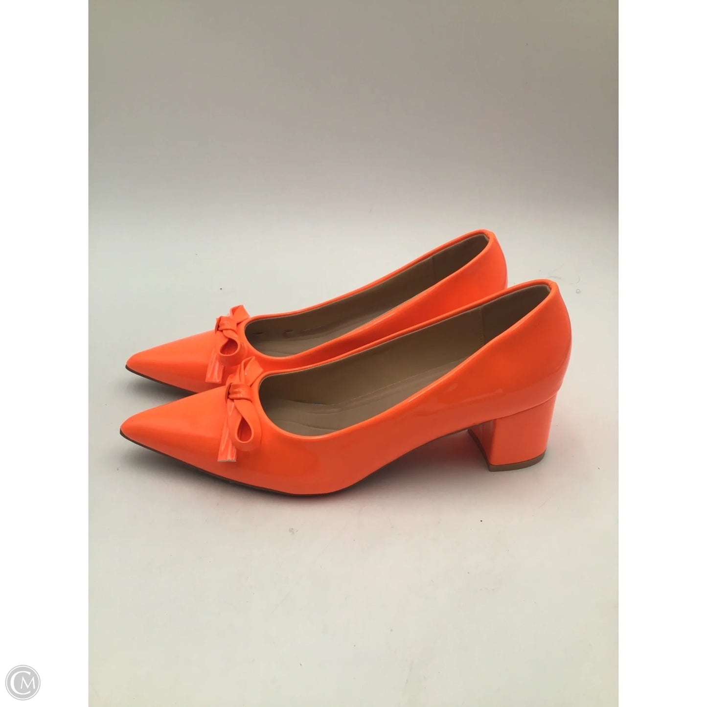 Shoes Heels Block By Clothes Mentor In Orange, Size: 10