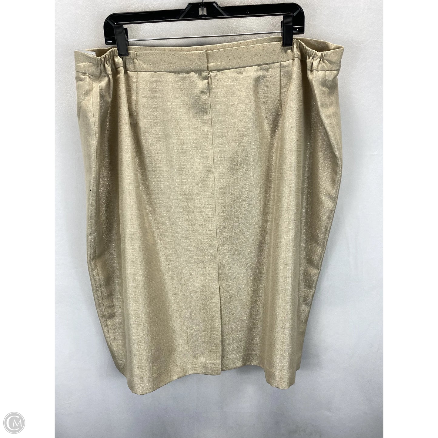 Skirt Suit 2pc By Le Suit In Tan, Size: 20