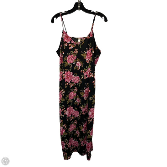 Dress Casual Midi By Bp In Floral Print, Size: L