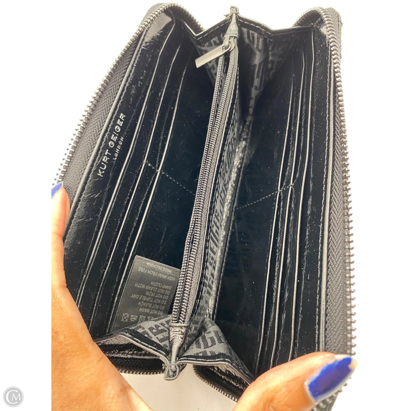 Wallet By Kurt Geiger London, Size: Large