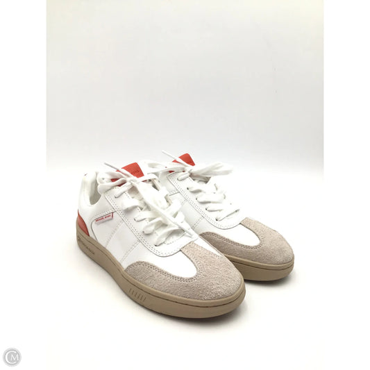 Shoes Designer By Michael Kors In Orange & White, Size: 6.5