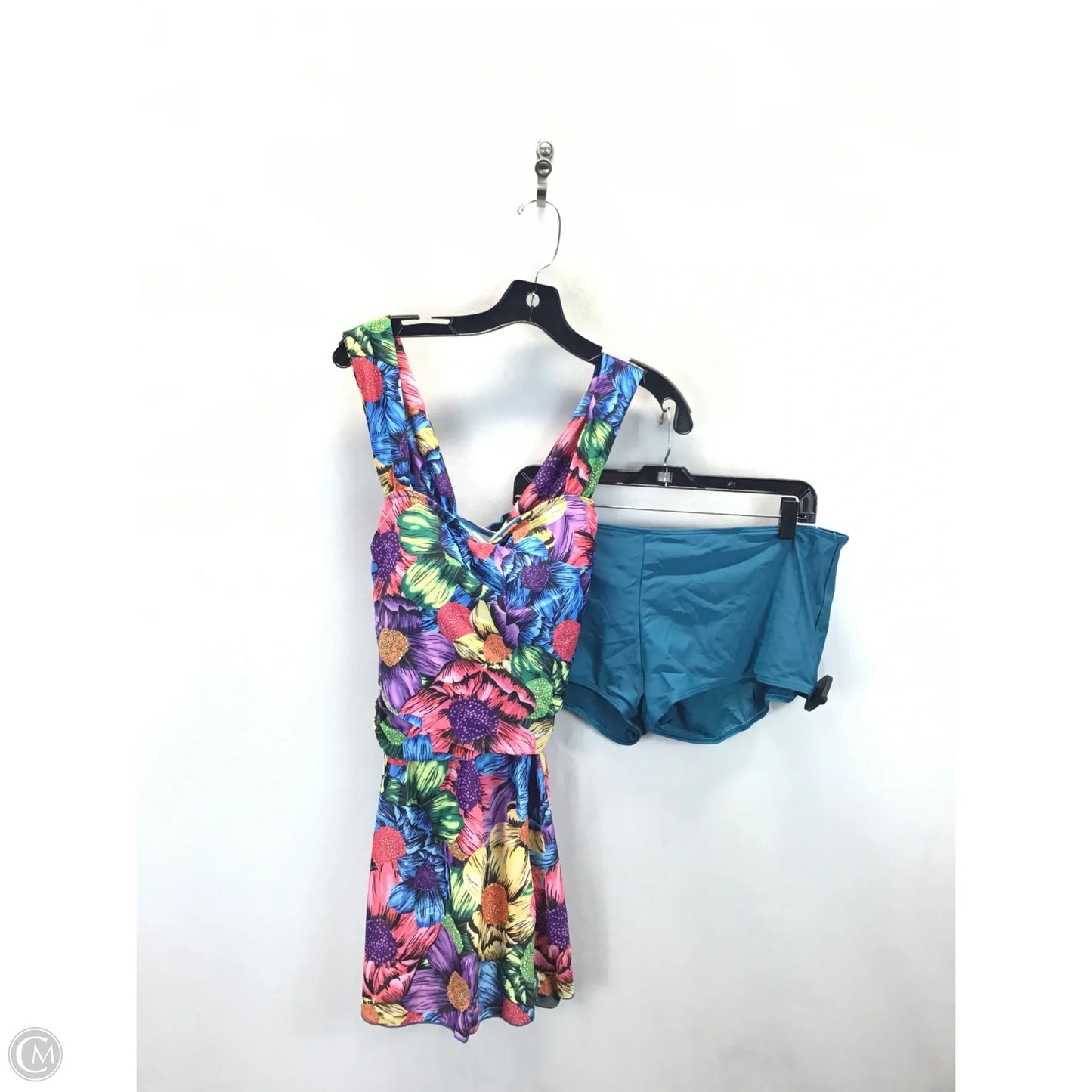 Swimsuit 2pc By Clothes Mentor In Floral Print, Size: Xl