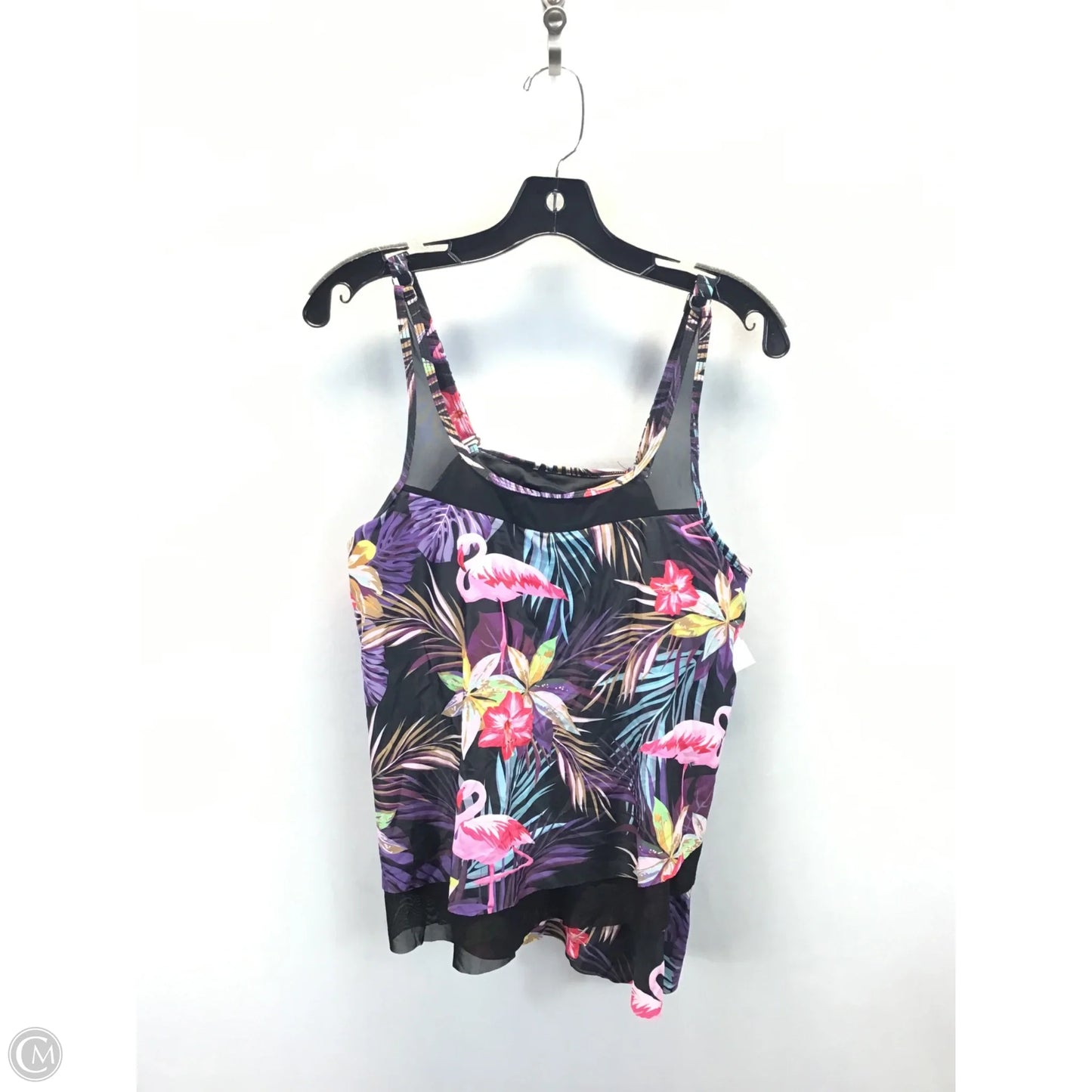 Swimsuit 2pc By Clothes Mentor In Tropical Print, Size: Xl