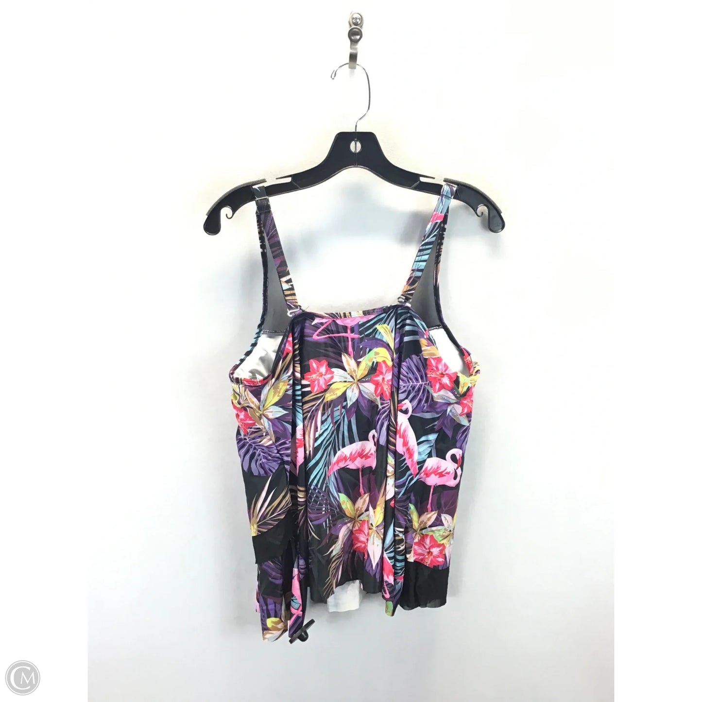 Swimsuit 2pc By Clothes Mentor In Tropical Print, Size: Xl