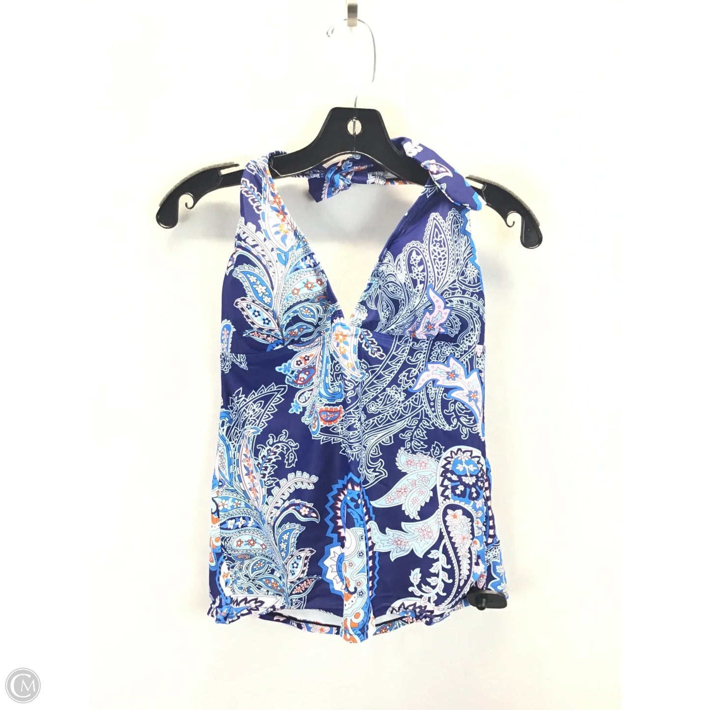 Swimsuit 2pc By Clothes Mentor In Blue & Orange, Size: M