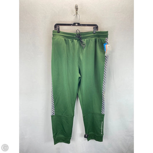 Athletic Pants By Cmc In Green & White, Size: Xxl