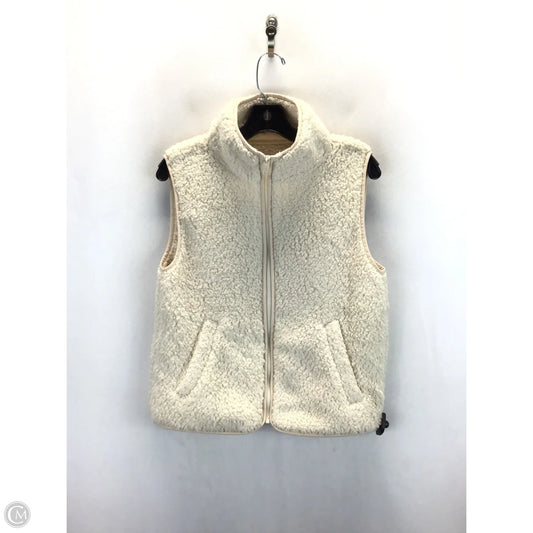 Vest Faux Fur & Sherpa By So In Cream, Size: M