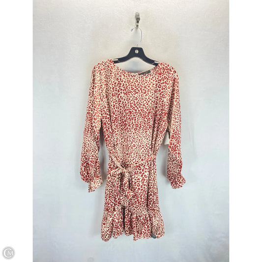 Dress Casual Short By Ax Armani In Leopard Print, Size: 16