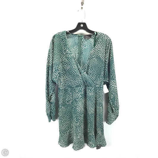 Dress Casual Short By Ax Armani In Green & White, Size: 12