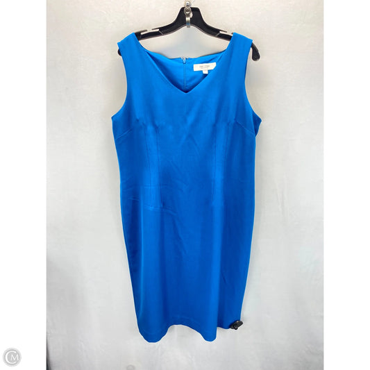 Dress Work By Jones Studio In Blue, Size: 14