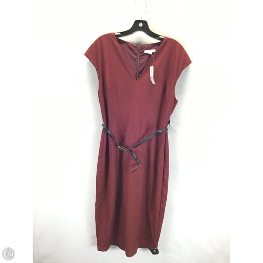 Dress Work By New York And Co In Black & Red, Size: 14