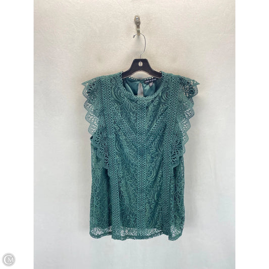 Top Sleeveless By Cable And Gauge In Green, Size: Xl