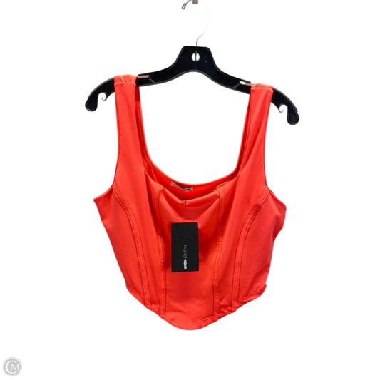 Top Sleeveless By Fashion Nova In Orange, Size: 1x