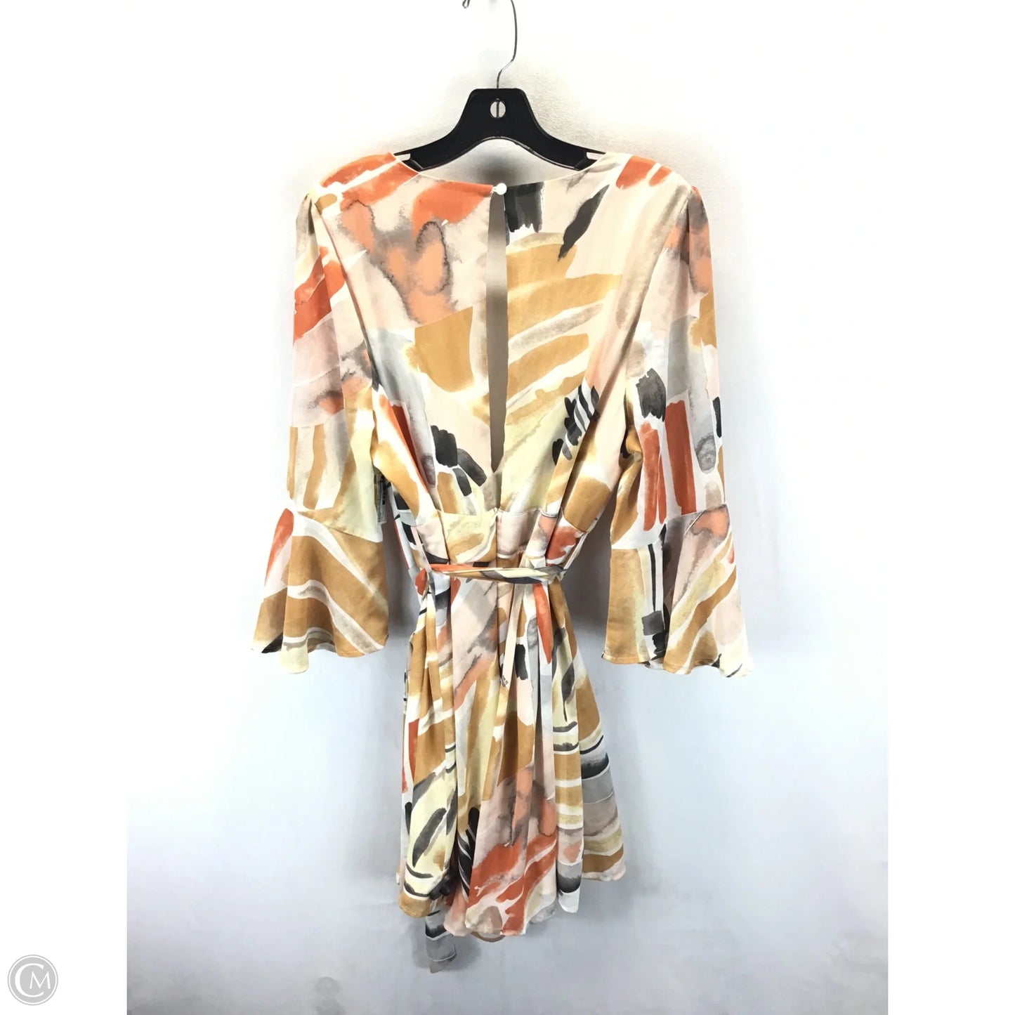 Romper By Fashion Nova In Orange & Tan, Size: 1x