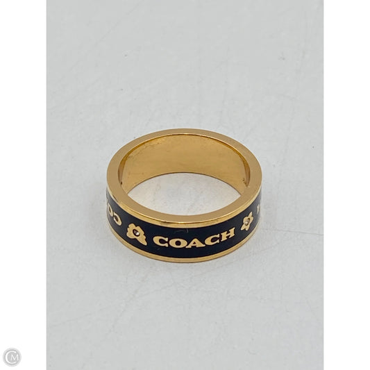 Ring Designer By Coach, Size: 8