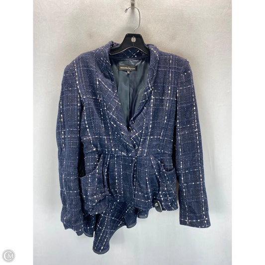Blazer By Nanette By Nanette Lepore In Blue & Cream, Size: 8