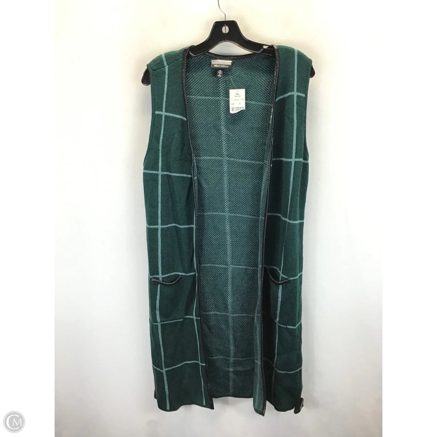 Vest Sweater By Allison Brittney In Green, Size: M