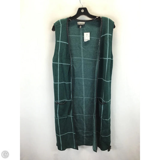 Vest Sweater By Allison Brittney In Green, Size: M
