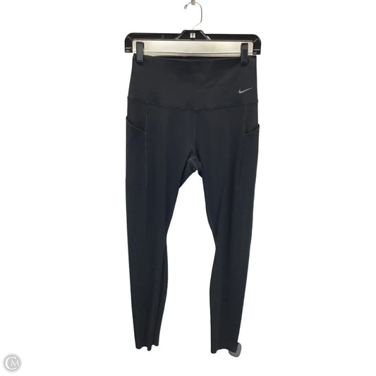 Athletic Leggings By Nike Apparel In Black, Size: M