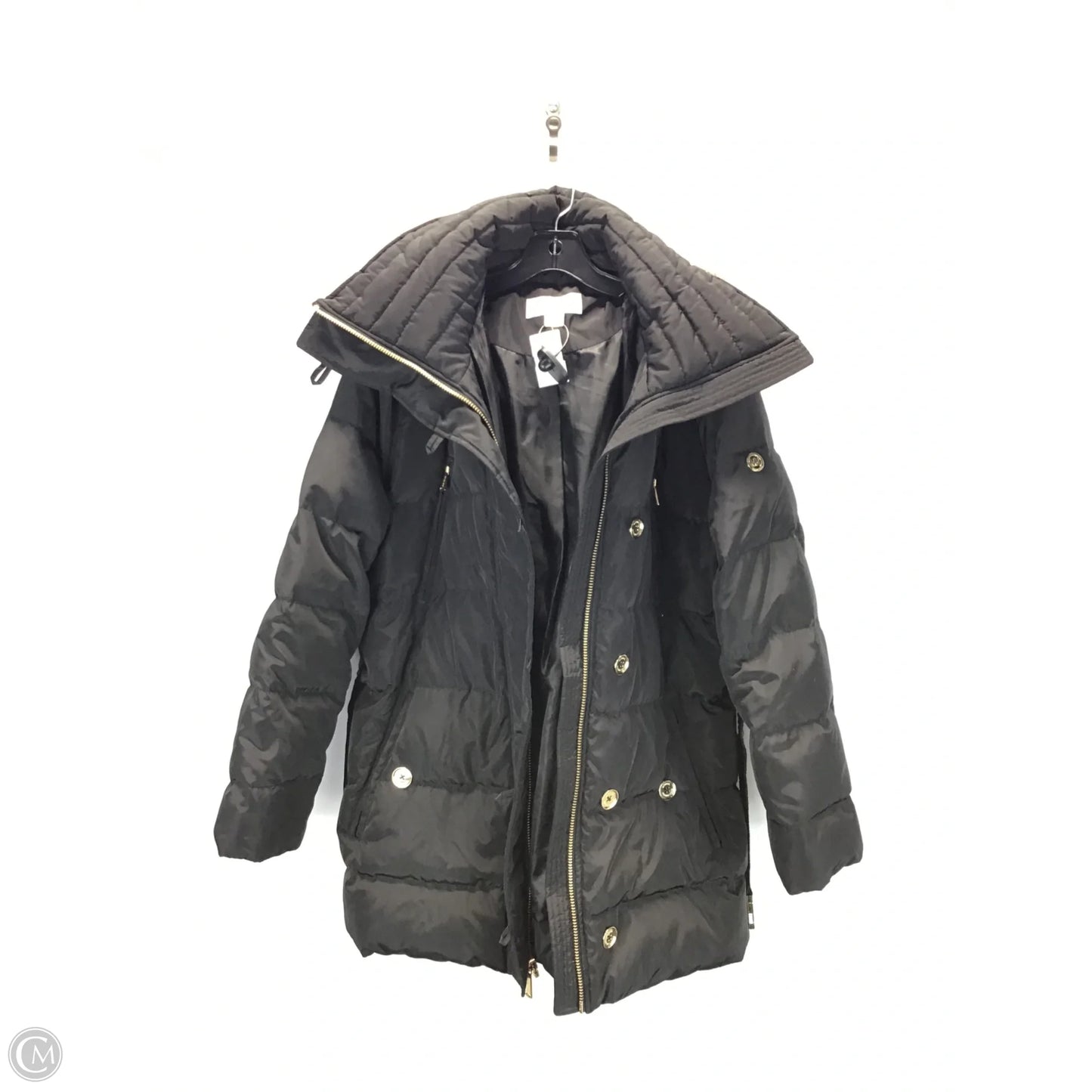 Coat Designer By Michael Kors In Black, Size: Xl