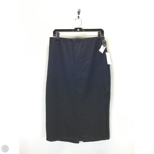 Skirt Midi By A New Day In Black, Size: M