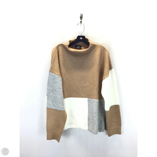 Sweater By Vici In Tan & White, Size: L