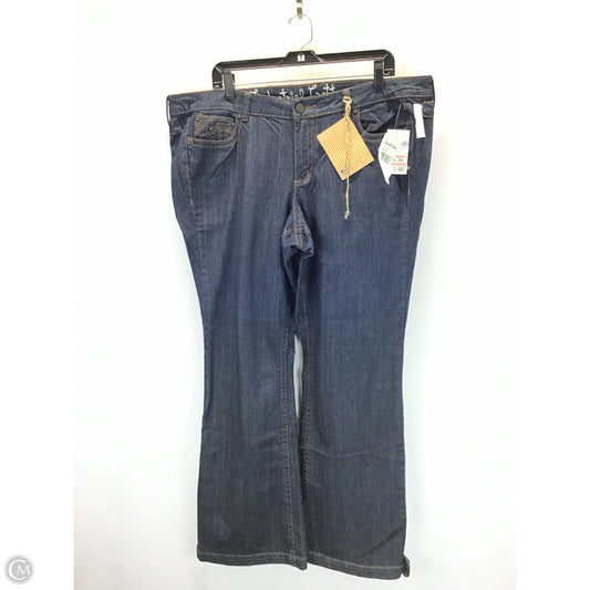 Jeans Boot Cut By Clothes Mentor In Blue Denim, Size: 20