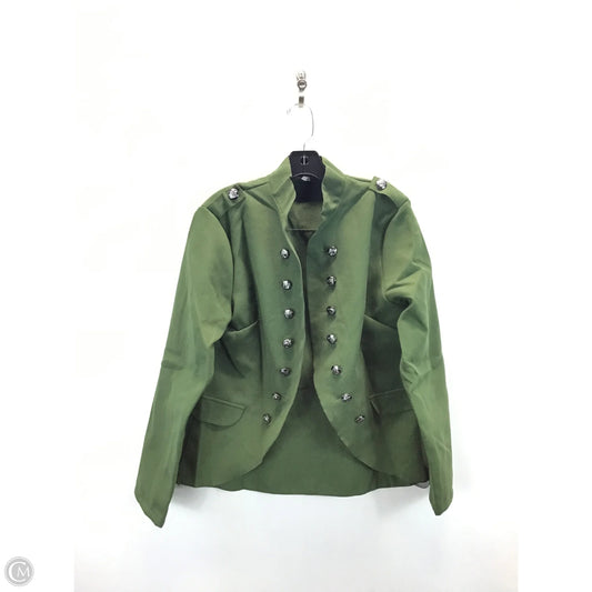 Blazer By Clothes Mentor In Green, Size: Xl