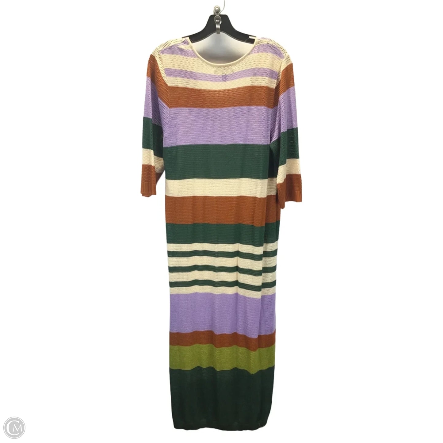 Dress Casual Midi By Eloquii In Multi-colored, Size: 1x