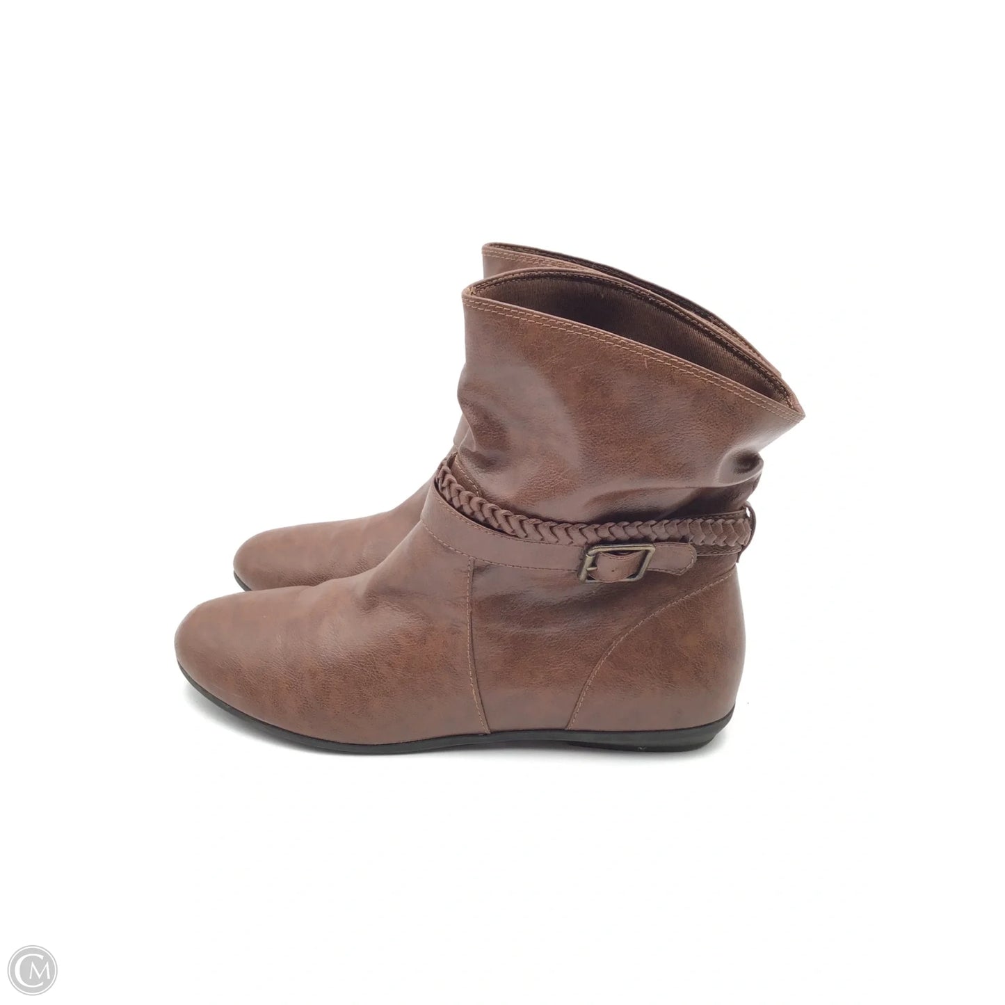 Boots Ankle Flats By American Eagle In Brown, Size: 12