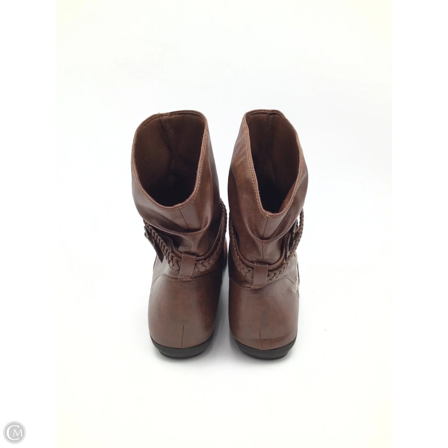 Boots Ankle Flats By American Eagle In Brown, Size: 12