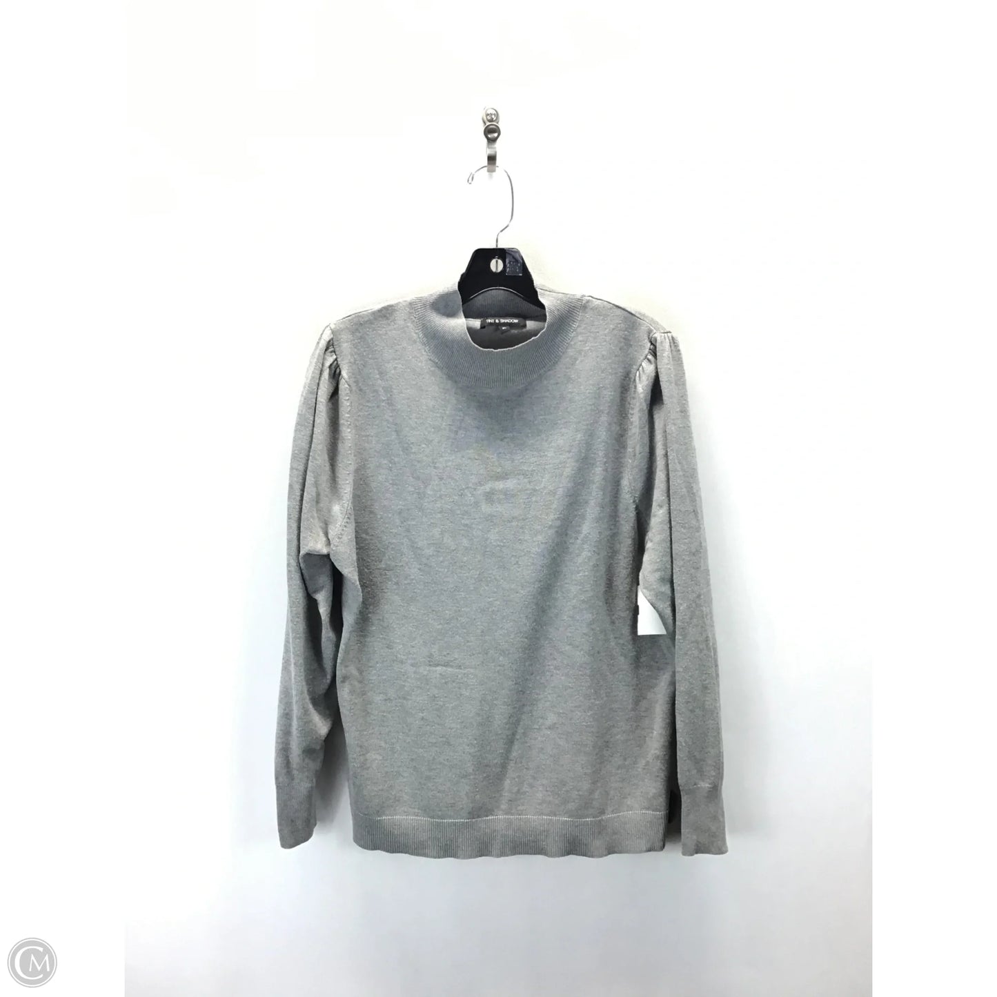 Sweater By Clothes Mentor In Grey, Size: Xl