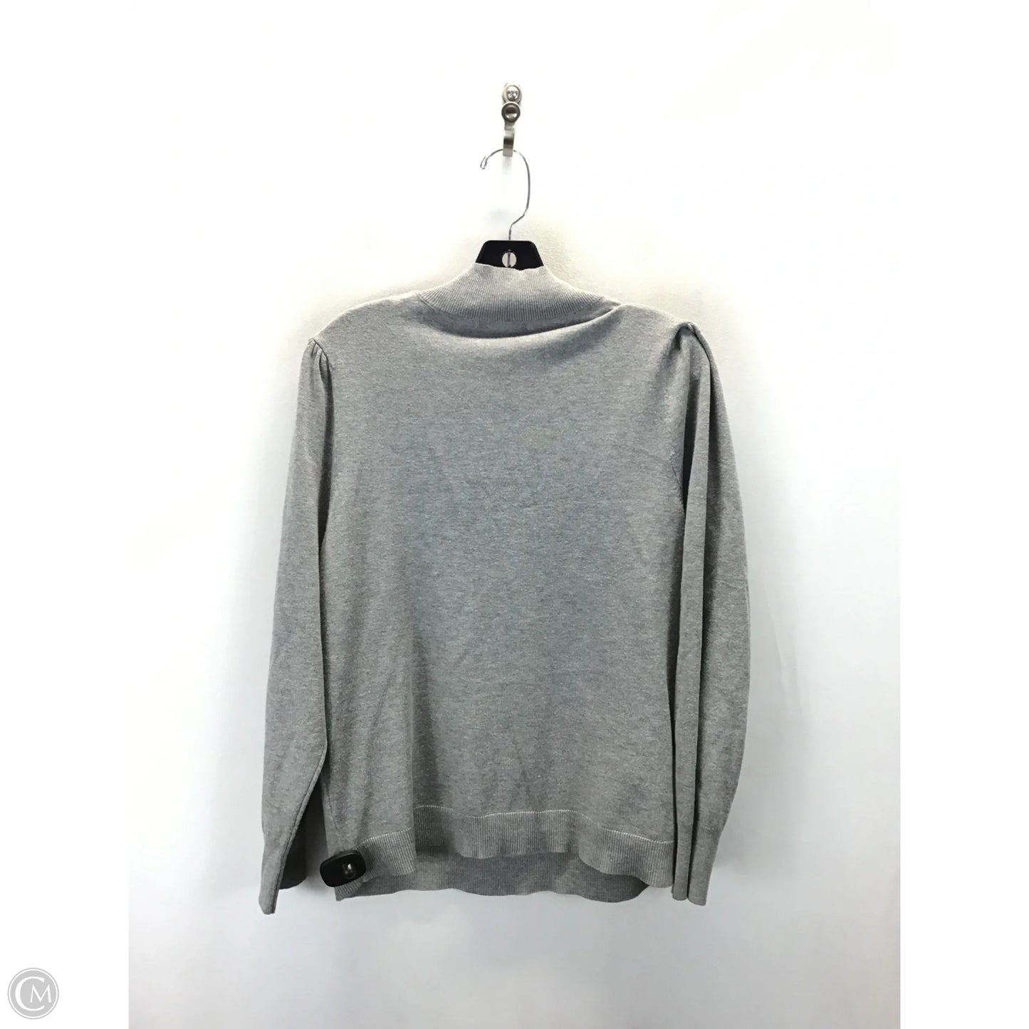 Sweater By Clothes Mentor In Grey, Size: Xl
