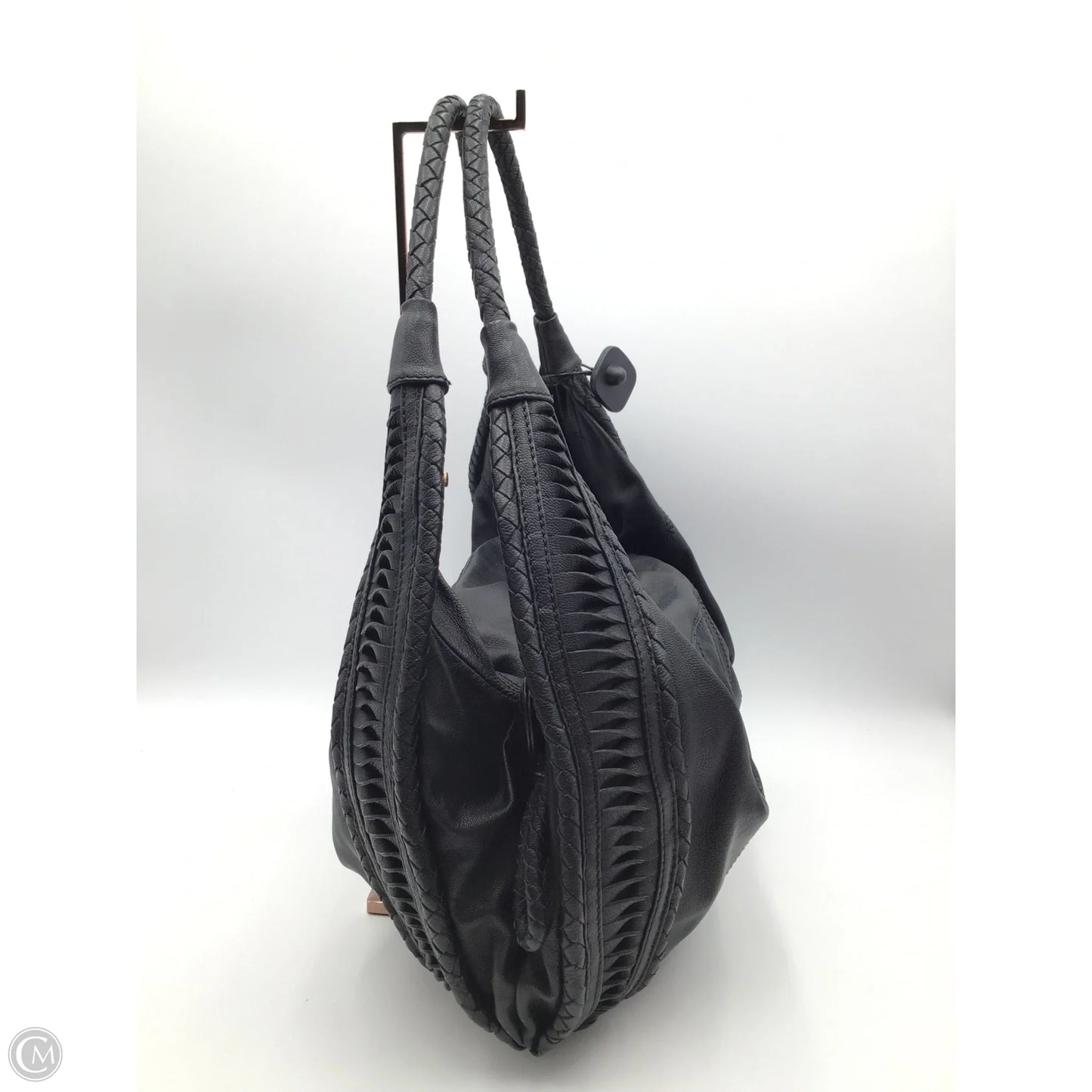 Handbag Leather By Clothes Mentor, Size: Large