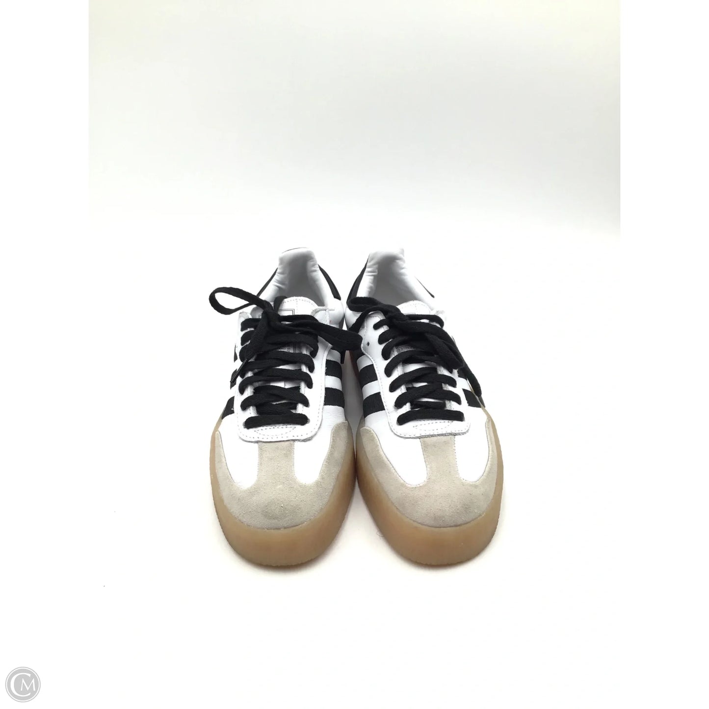 Shoes Sneakers By Adidas In Black & White, Size: 9