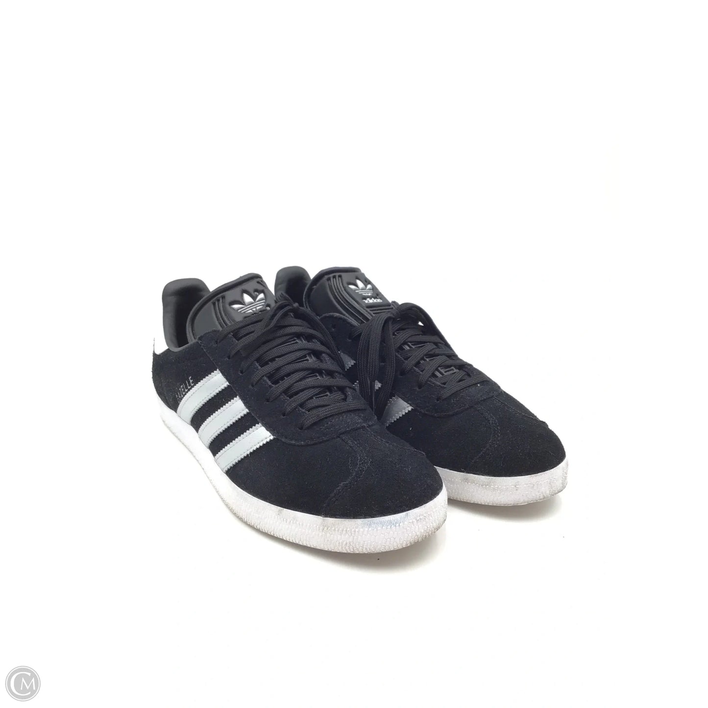 Shoes Sneakers By Adidas In Black & Silver, Size: 8.5