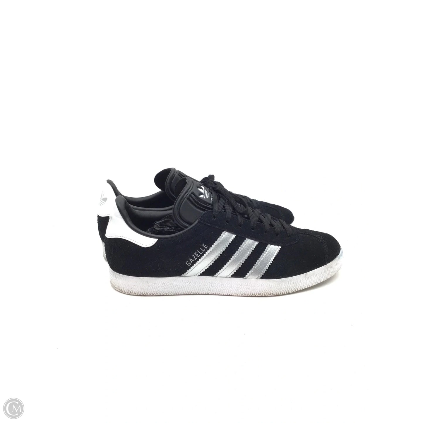 Shoes Sneakers By Adidas In Black & Silver, Size: 8.5